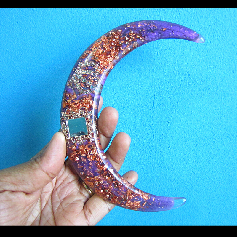 The Queen Jewels Crescent Moon Hair Stick