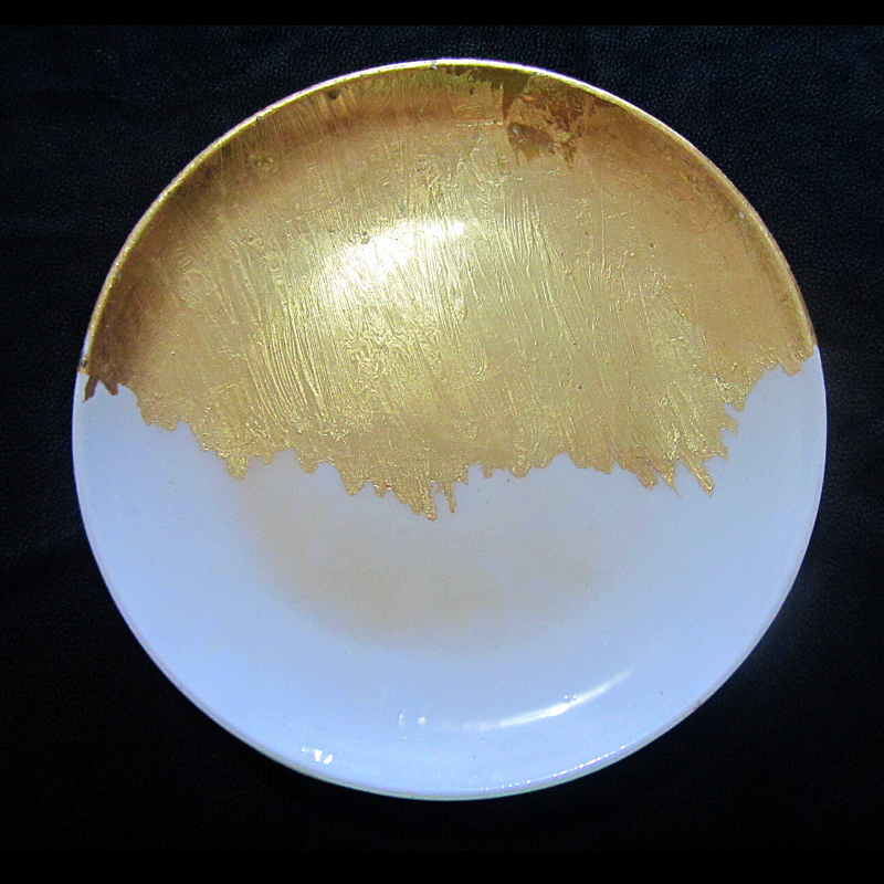 Decorative Gold Leaf Charger Plates