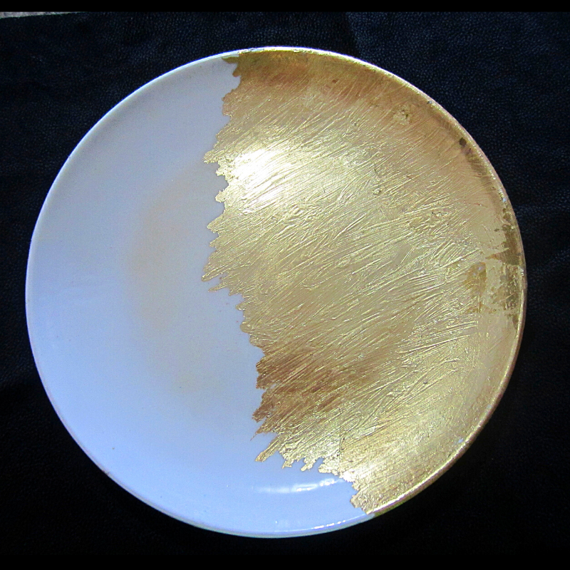 Decorative Gold Leaf Charger Plates