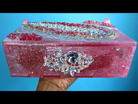 Color Me Sparkle Resin Jewelry Box