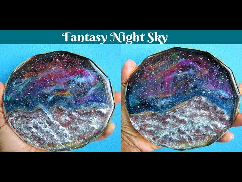 Fantasy Night Sky Coasters set